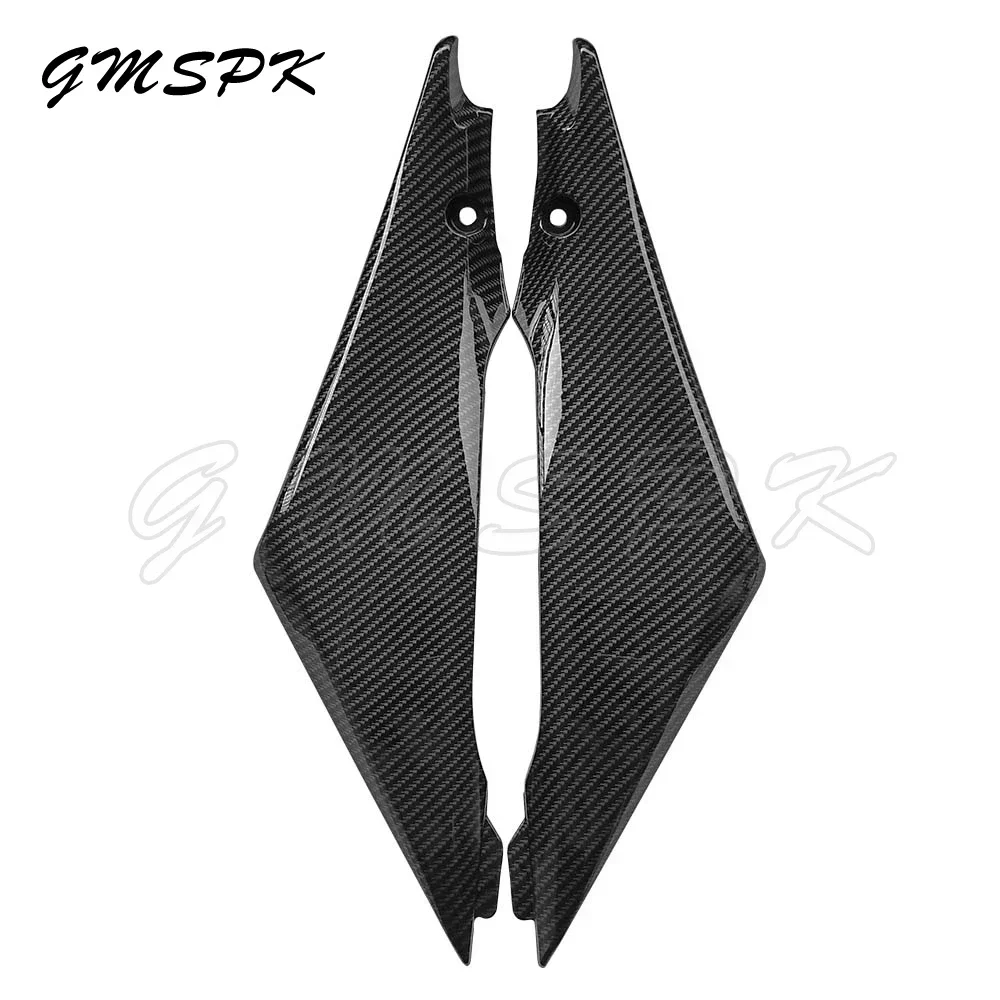 Motorcycle Gas Tank Side Left Right Cover Panel Fairing Carbon Fiber Style Fit for SUZUKI GSX-R1000 GSXR1000 K5 2005 2006