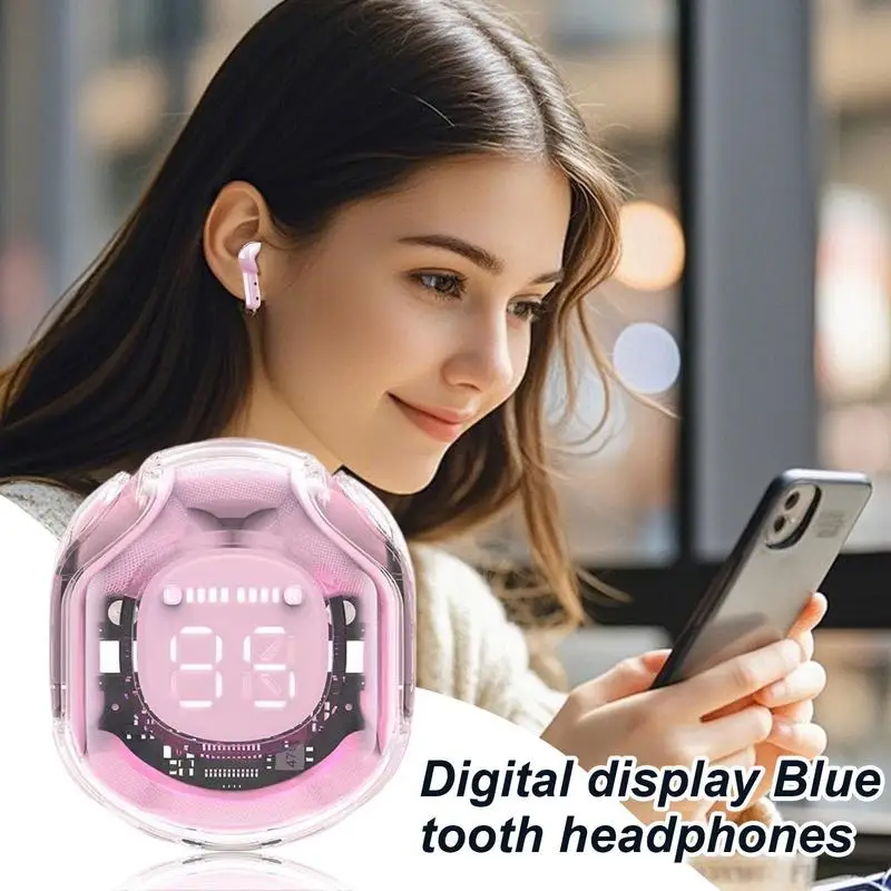 سماعات داخل الأذن سماعات أذن لاسلكية داخل الأذن مع شاشة رقمية سماعات أذن لاسلكية للهواتف المحمولة والأجهزة اللوحية