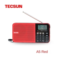Tecsun A5 Radio Pocket New Portable FM Radio Recorder Wireless Bluetooth, Plug-in Card Music Player