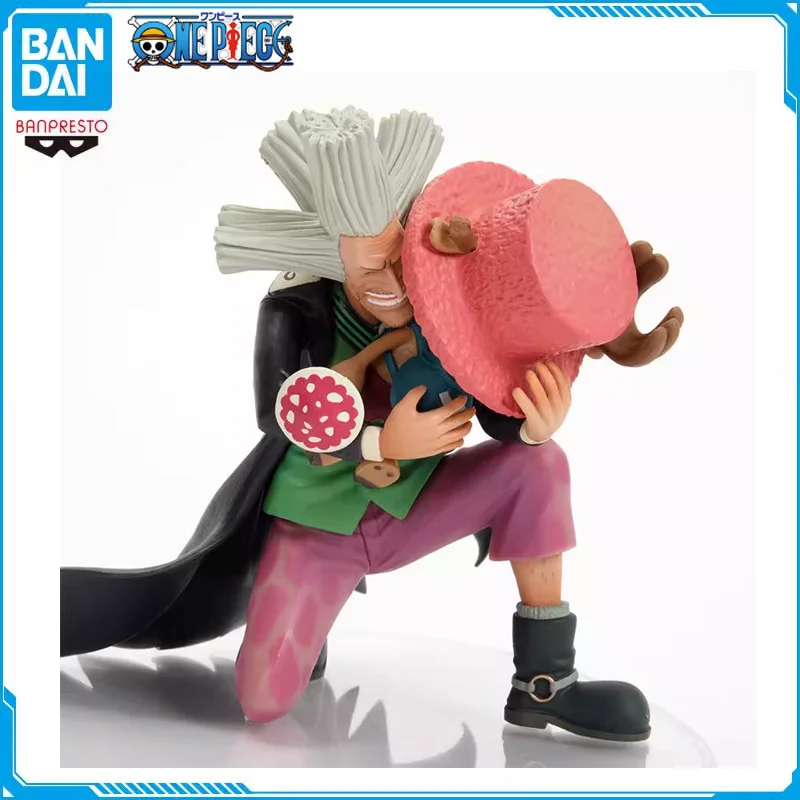 Bandai Original ONE PIECE DRAMATIC SHOWCASE 8th season Tony Tony Chopper Luker Action Figure Collectibles Model Toys