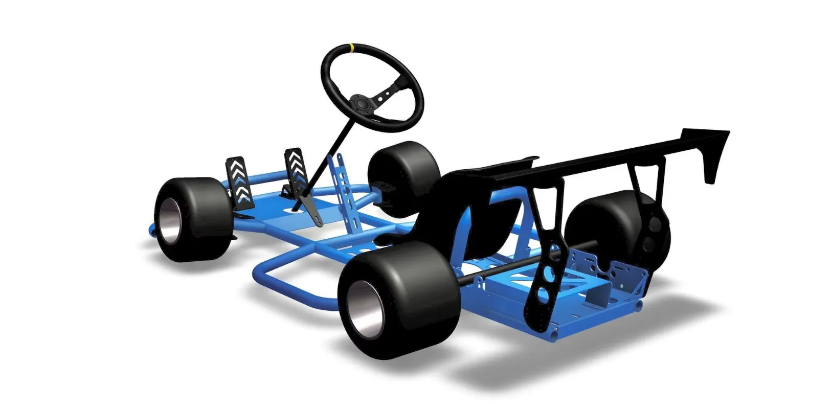 Fast Battery-Swapping Pedal Go Kart with 4 Stroke Engine for Adults and Teenagers-Outdoor Use
