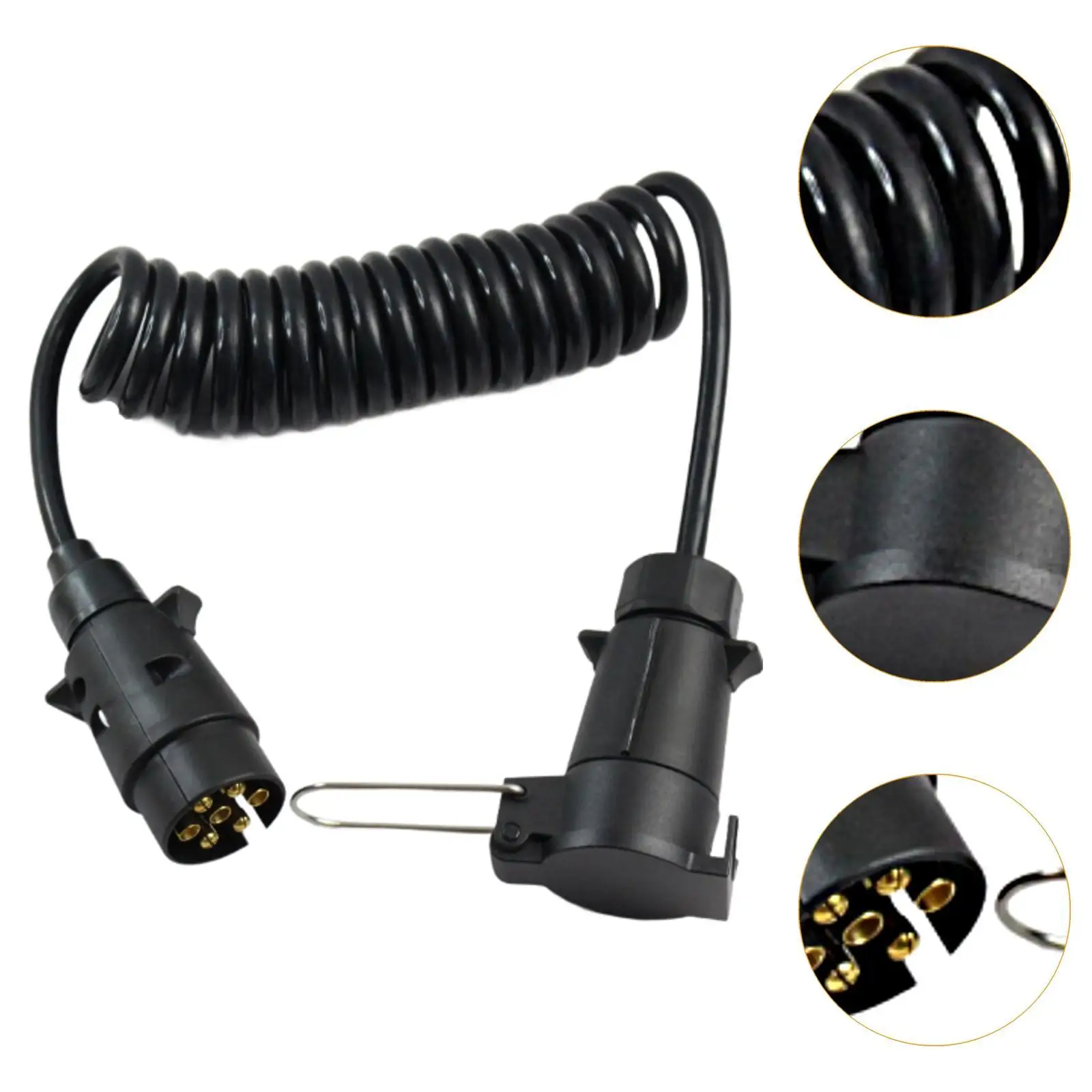 Câble d'extension de remorque, Performance Stable, pièces professionnelles mâle à femelle, 7 broches pour machines agricoles, bateau, Van automobile
