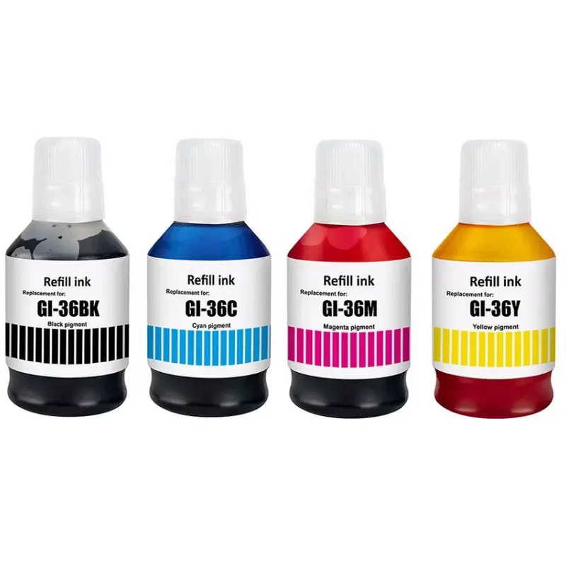 GI-36 Premium Pigment Refill Ink Kit  For Canon GI36 GI 36 MAXIFY GX5030 GX6030 GX7030 Printer