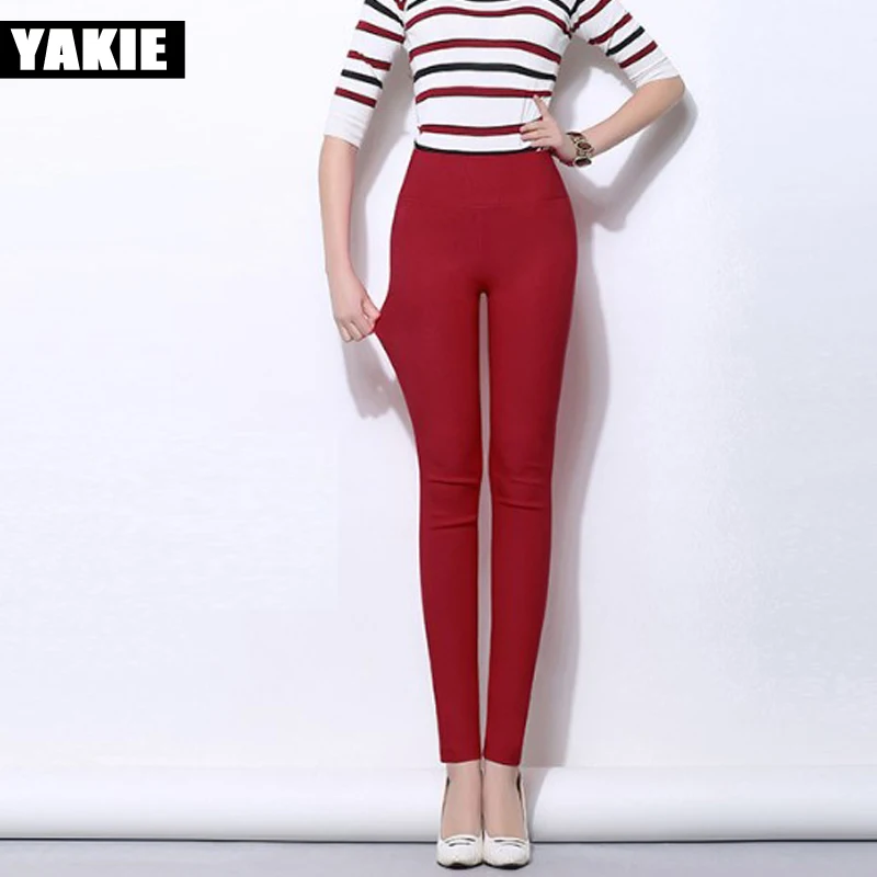 clothes 5XL 18 Colors Candy Color Leggings For Women 2022 Summer High Waist Stretch office Girls Skinny Leggings Female pants