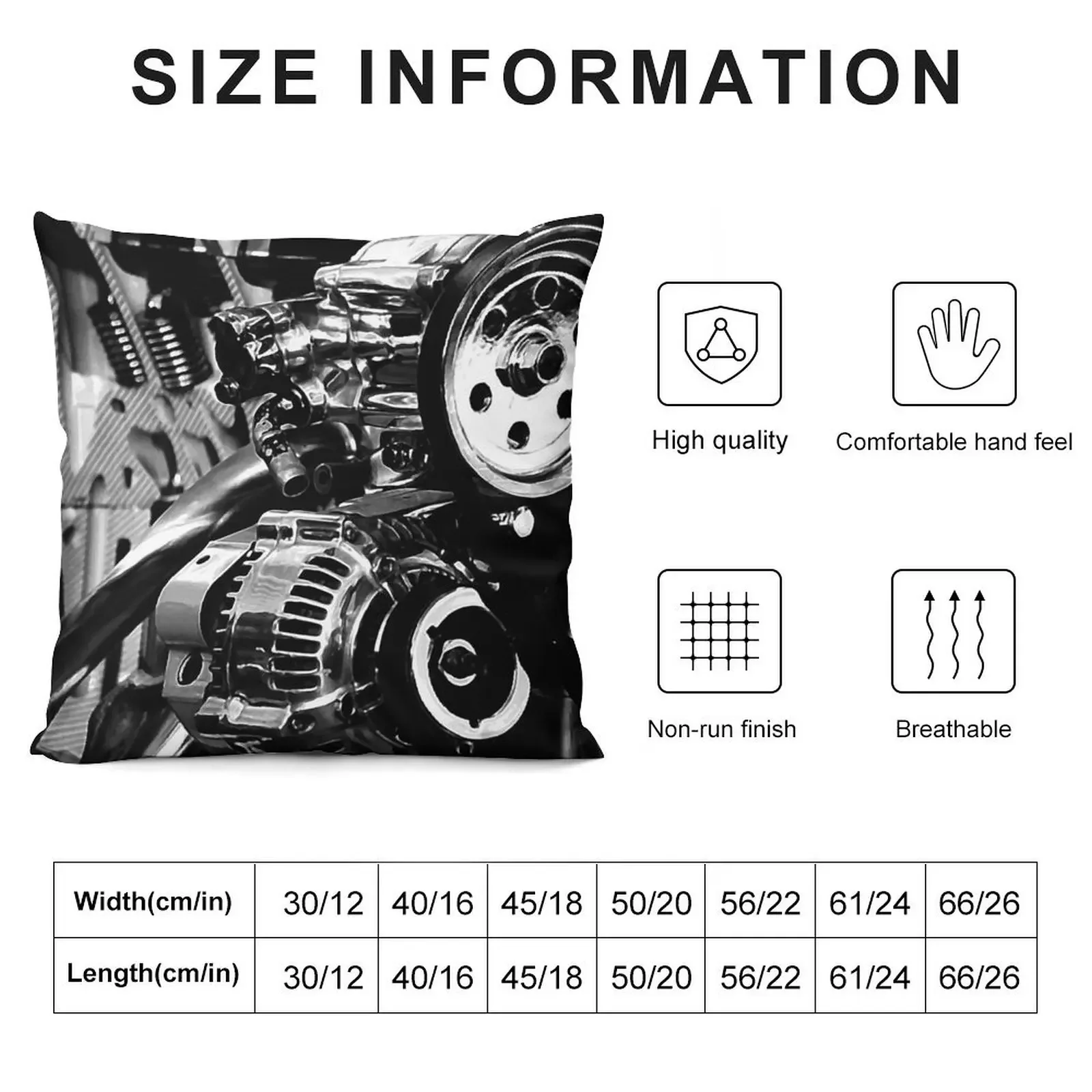 Metal Engine Realistic Painting Wallpaper Design Throw Pillow Elastic Cover For Sofa Pillows Aesthetic Sofas Covers pillow