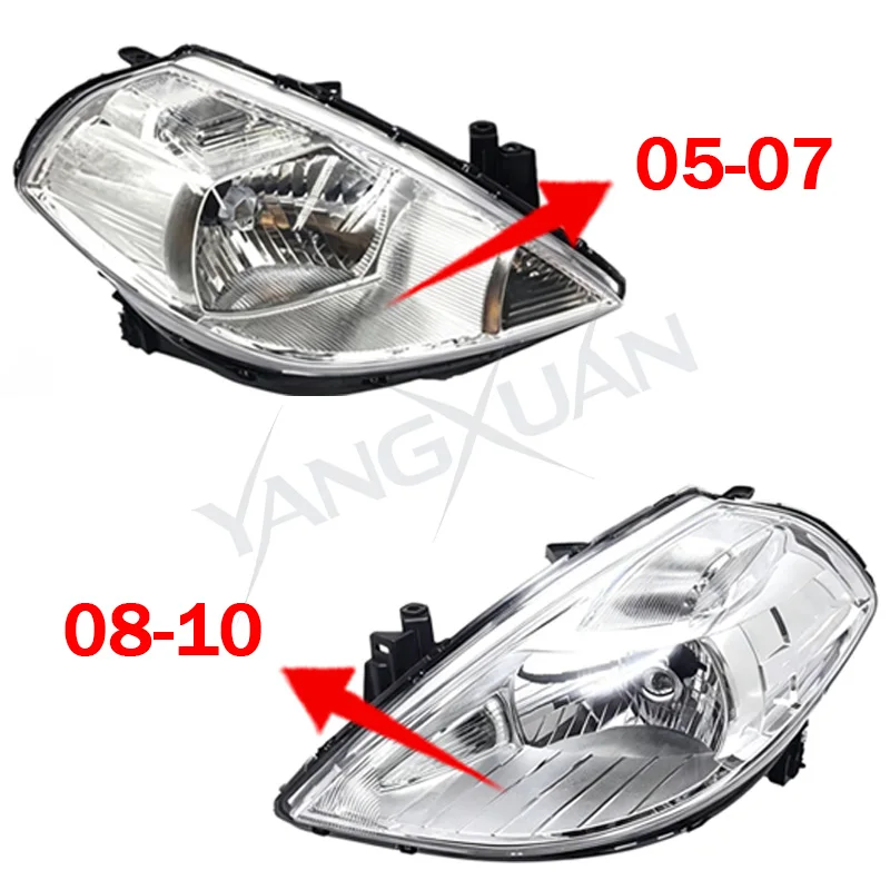 Front Head Light Headlamp Head Lamp For Nissan Tiida Trazo Latio 2005 2006 2007 2008-2010 Front Bumper Headlight