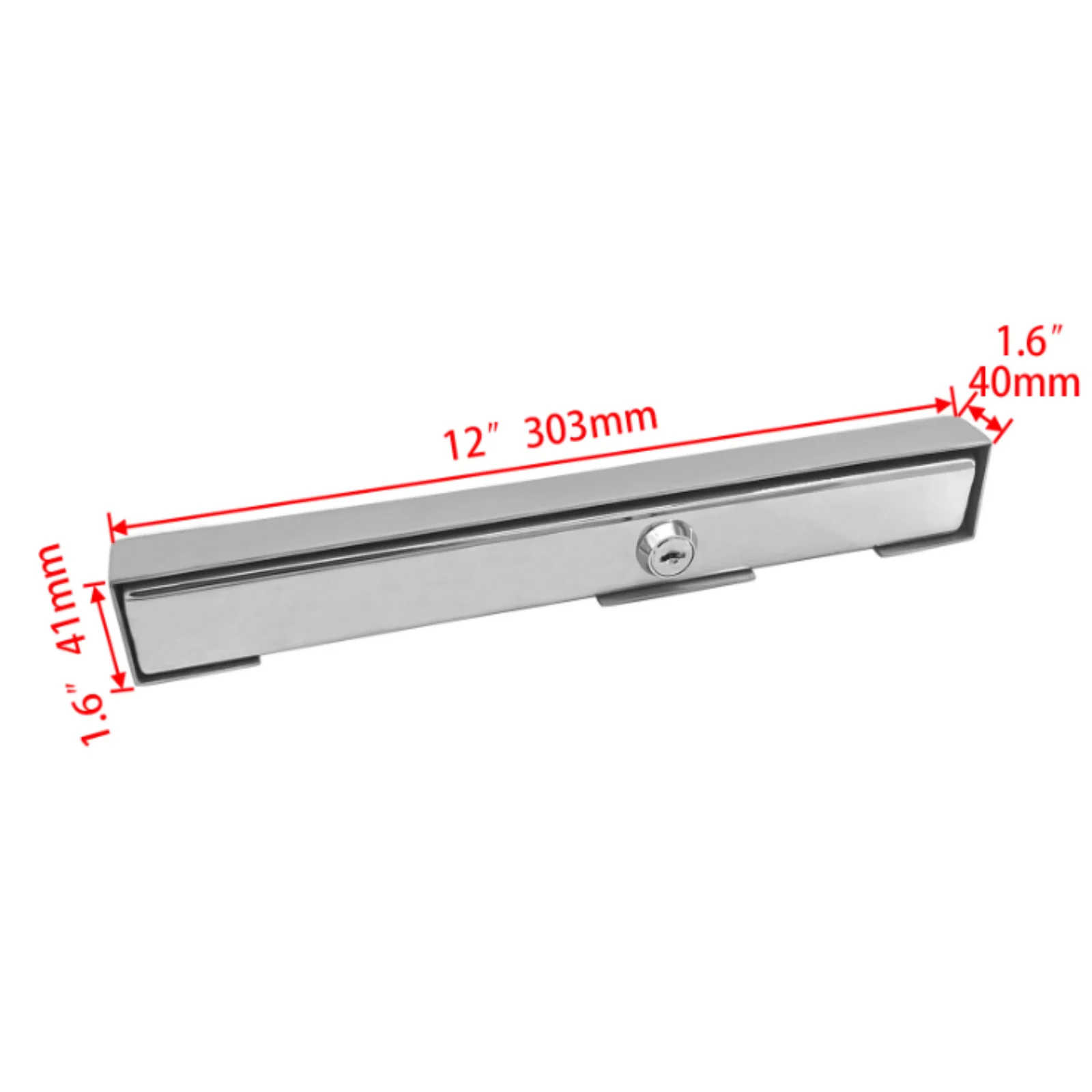ISURE MARINE 1Pcs Boat Outboard Motor Engine Lock Stainless Steel 300mm