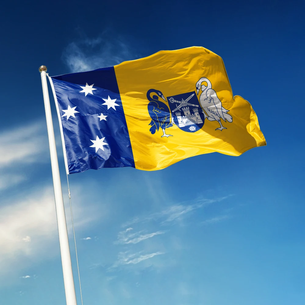 2x3Ft Australian Capital Territory Flag Vivid Color and Fade proof Flags of Australia Polyester with Brass Grommets 3 X 5 Ft