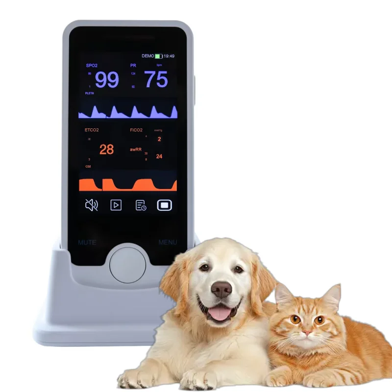 PET Veterinary Handheld Vital Signs Monitor Animal Bp Pr Temp Spo2 Medical Test Device Veterinary Vital Signs Monitor