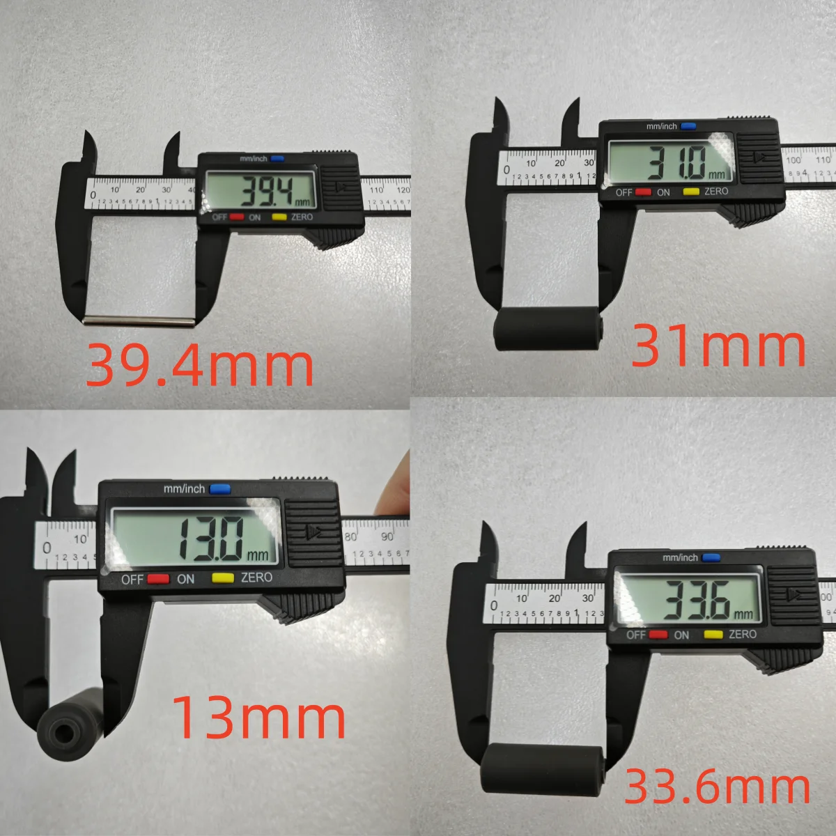 Accessoires de brosse de sol pour aspirateur Dreame V8/V9/V9B/V10 – Ensembles de roues avant et arrière noirs (en option)