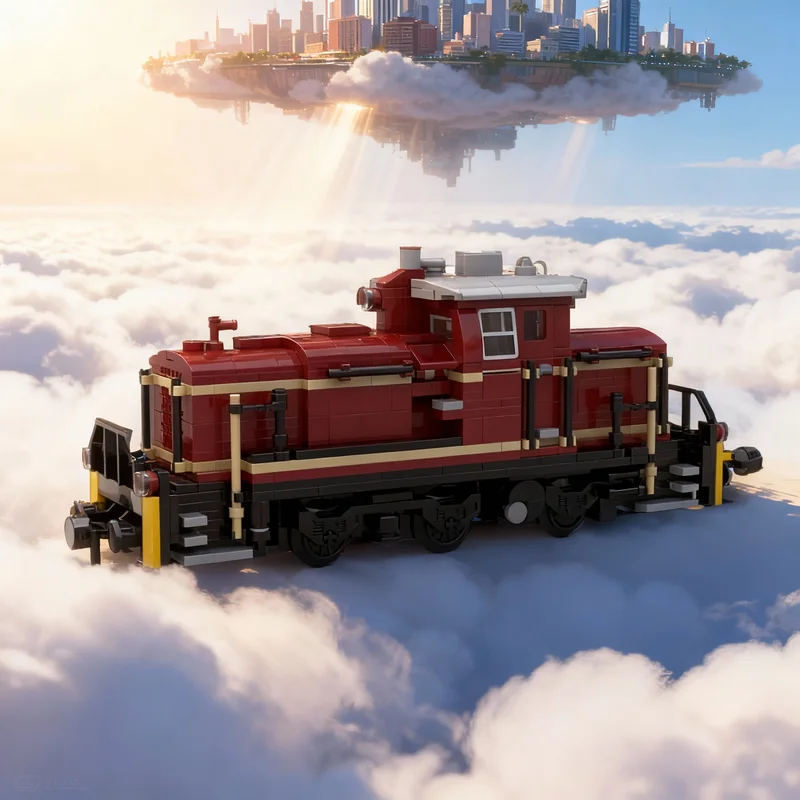 

707PCS V60 German Shunter Locomotive Moc Buildings Blocks Educational Construction Train Toy Kids Birthday Gift STEM Learning