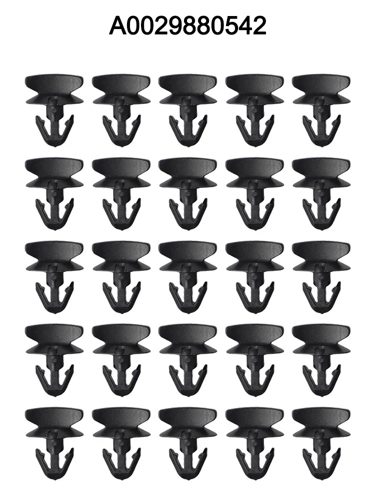 25X Plastic Car Front Fender Fastener Retainer For Mercedes For Benz A0029880542 Interior Accessories Plastic Fender Catches