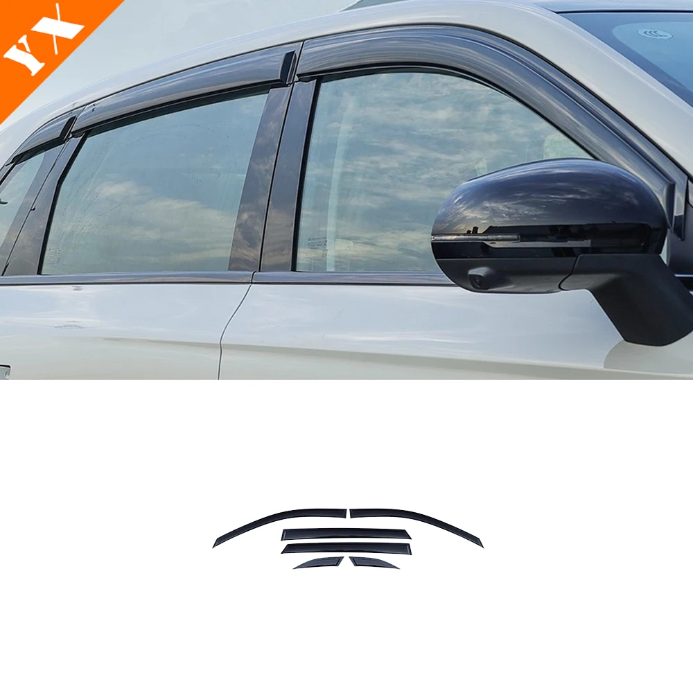 

2025 2026 For Leapmotor B10 accessories Chrome Black Trim Car Window Sunshade And Rain Cover Protector Sticker Cover Garnish