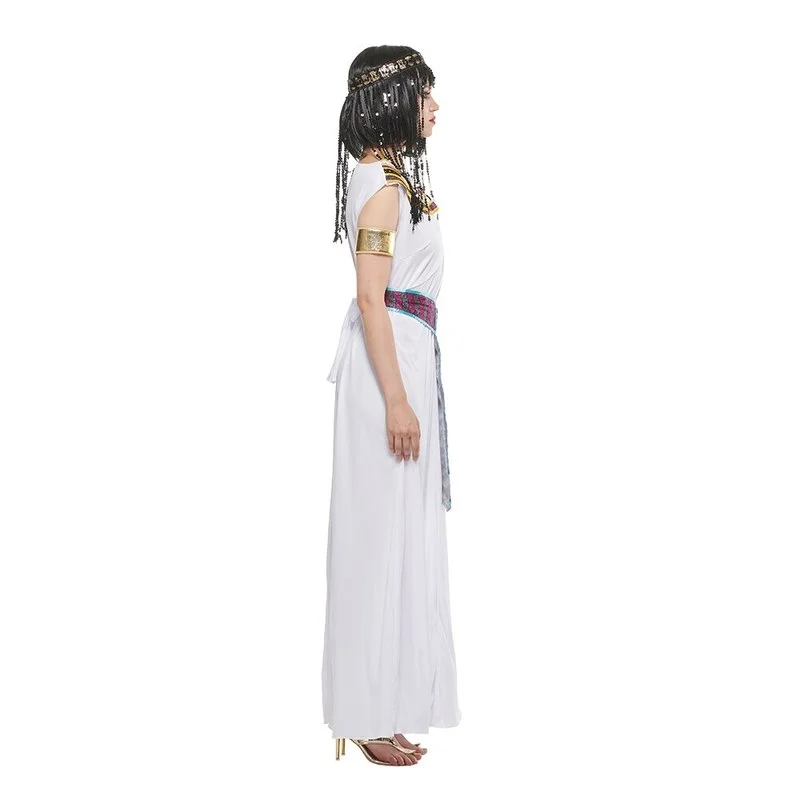 Ancient Egyptian Queen Halloween Costume for Women Cleopatra Cosplay Female Pharaoh Halloween Party Suit Carnival Easter Purim