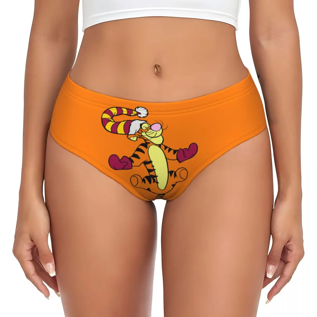 

Custom My Friends Tigger Pooh Brief Panties Women Stretch Underwear