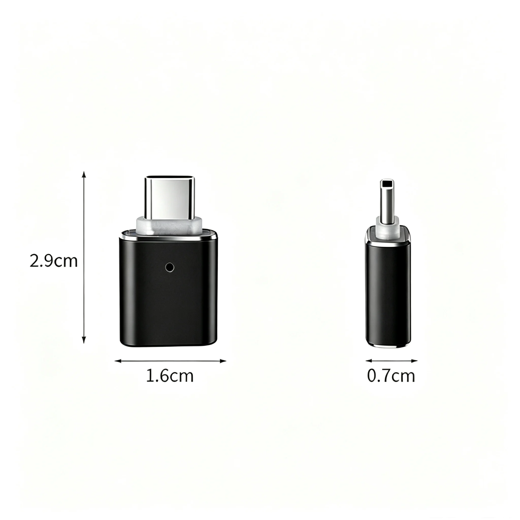 1pcs USB 3.0 Type-C Data Adapter Type C 10A OTG USB C Male To USB For Peugeot 206 307 308 3008 207 208 407 508 2008 5008 107 106 view 5