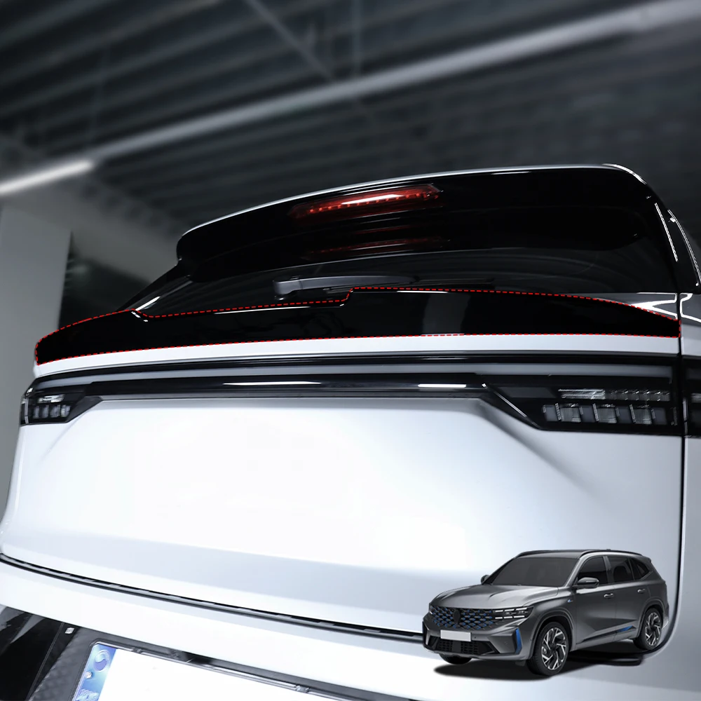Car Tuning Rear Roof Spoiler Trim Strip Trunk Top Wing Lip Cover For Renault Grand Koleos 2024-2026 ABS Car Accessories LHD/RHD