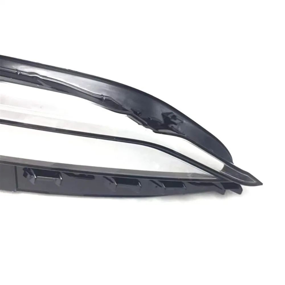 المصباح قذيفة قناع شفاف عدسة ل BYD Han EV 2020 2021 كشافات غطاء المصباح شبكي استبدال عاكس الضوء الأصلي #4