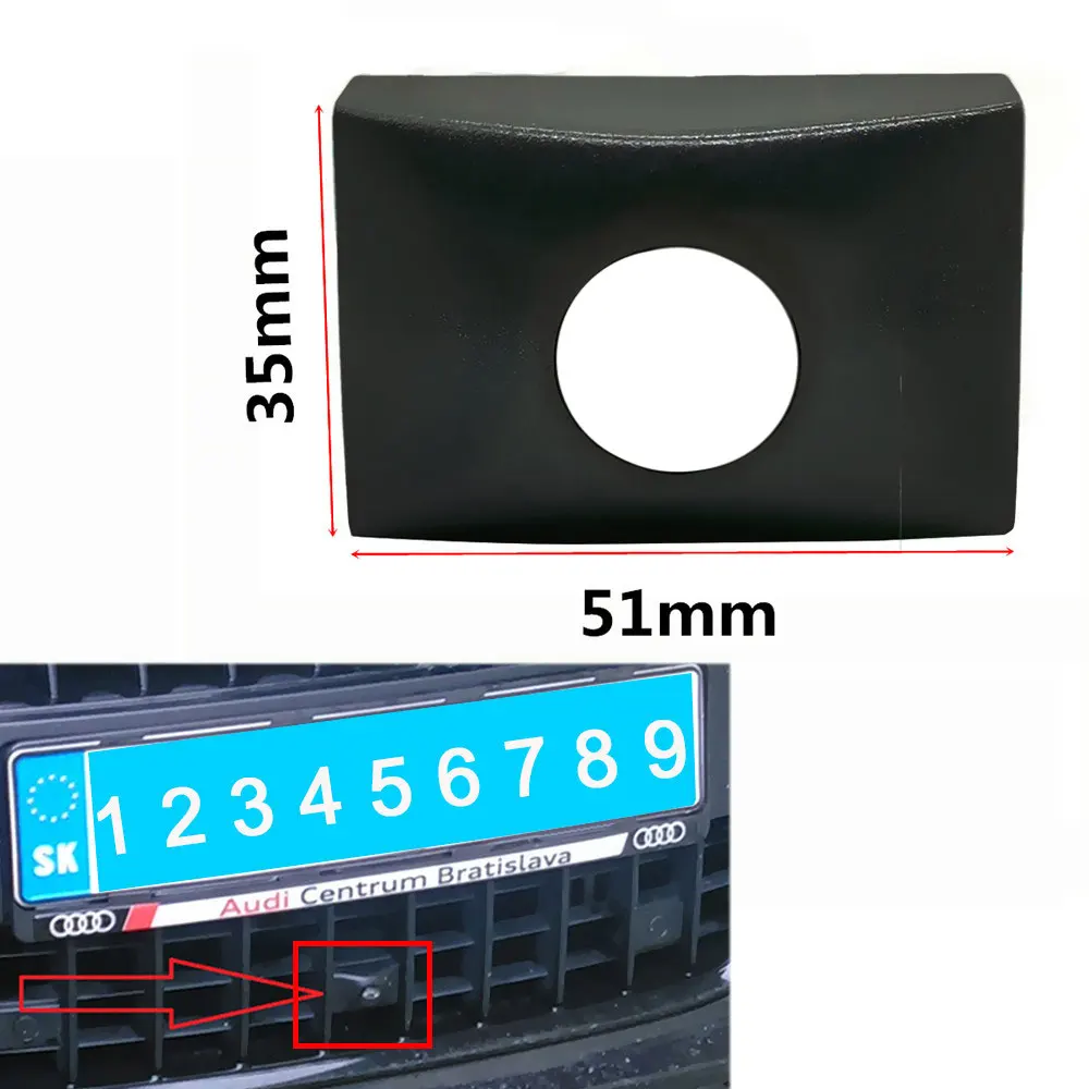 YIFOUM Car Front View Positive Logo Camera Bracket Shell Frame Housing For Audi Q7 4L Facelift 2010 2011 2012 2013 2014 2015