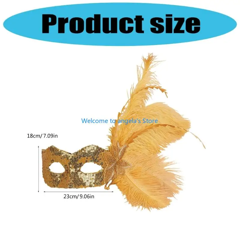 X4YC Masquerades Mask Mardi Gras Mask Birthday Prom Wedding Party Venetians Mask Gifts