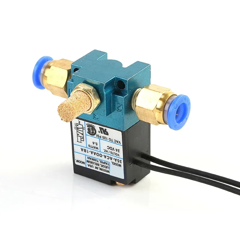 Válvula Solenoide de Control de impulso electrónico MAC de 3 puertos 35A-ACA-DDBA-1BA 35A-ACA-DDFA-1BA 35A-ACA-DDAA-1BA con latón