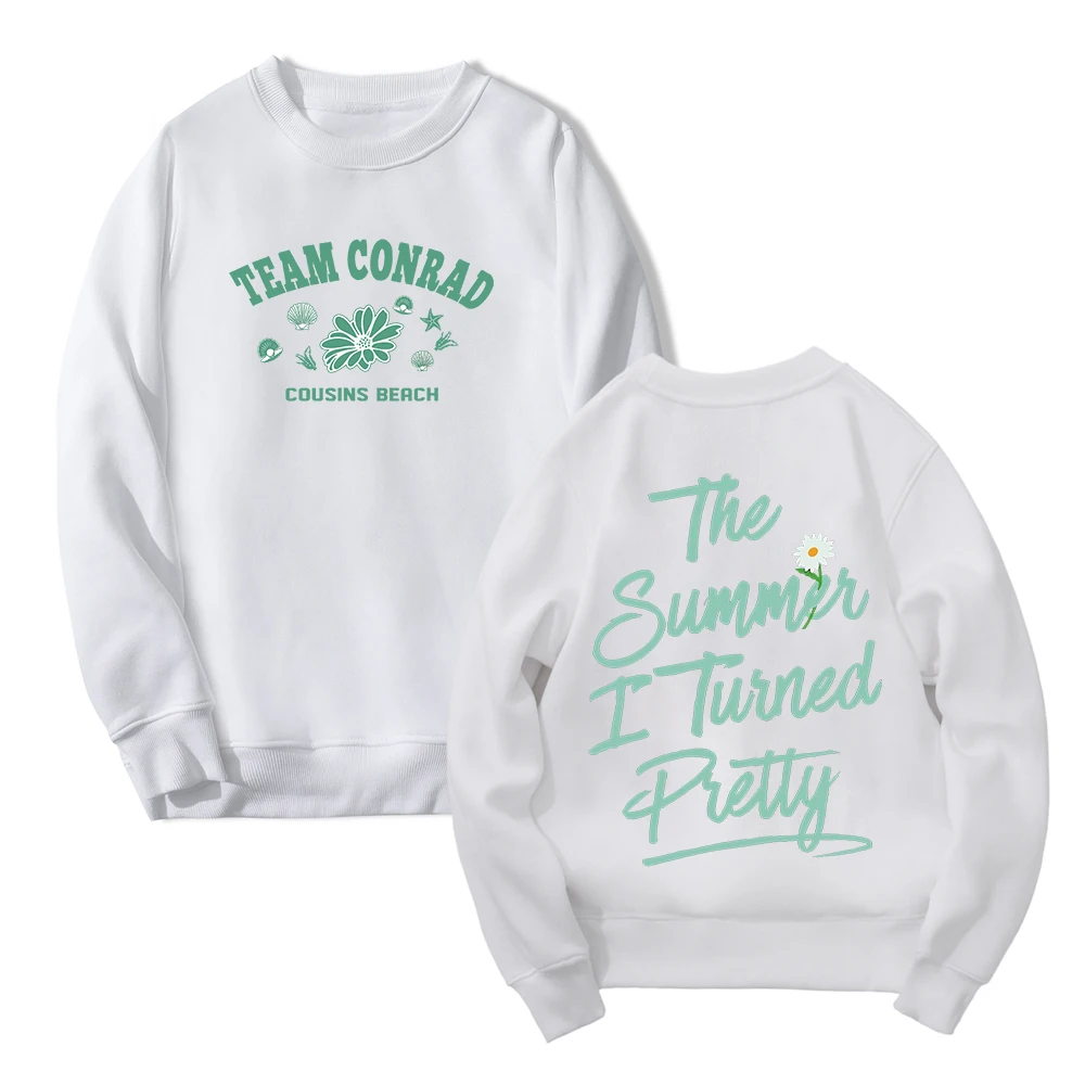 The Summer I Turned Pretty 2023 Cousins Beach Team Conrad Jeremiah Merch Crewneck Long Sleeve Sweatshirt Men Women's Clothes