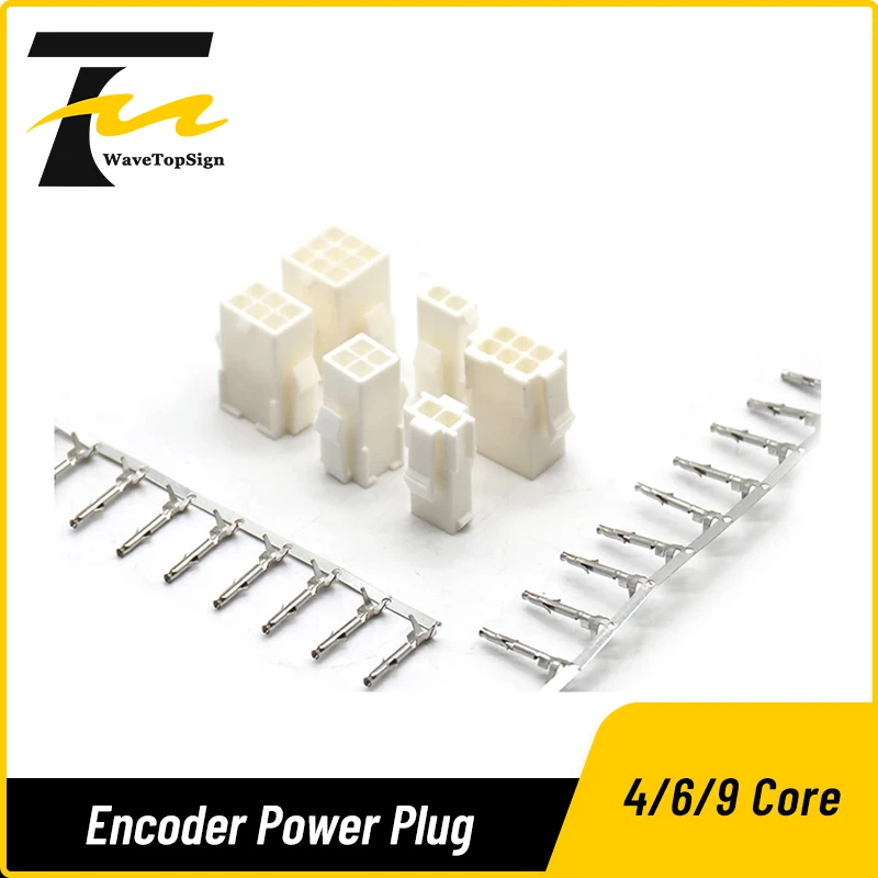 

Boding Servo Connector Motor End 4/6/9 Core Plug Male And Female With Needle Encoder Power Plug