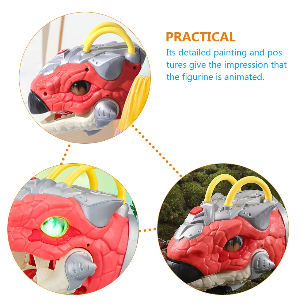 Realistische Hand Kreative Pädagogische Für Kinder Cartoon Tier Puppen Set Party Gefälligkeiten Licht Sound Dinosaurier Puppe Spielzeit