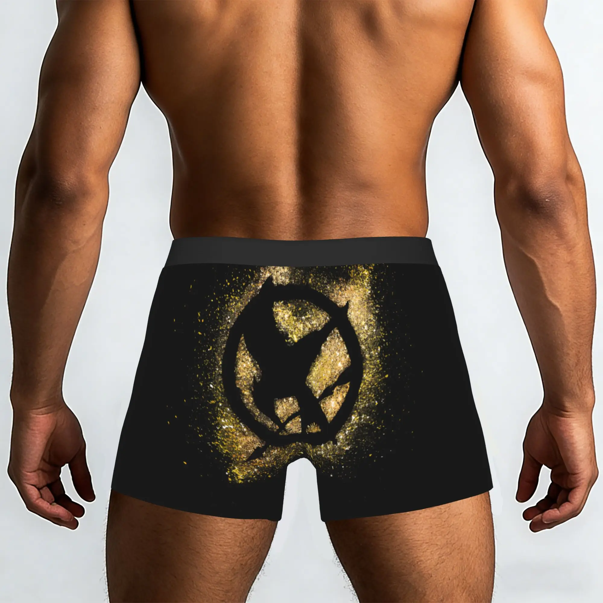 Catching Fire  The Hunger Games Underpants Breathbale Panties Men's Underwear Comfortable Shorts Boxer Briefs