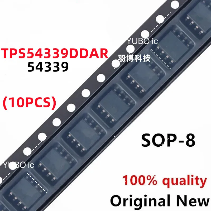 (10piece) 100% New TPS54339DDAR TPS54339 54339 sop-8 Chipset