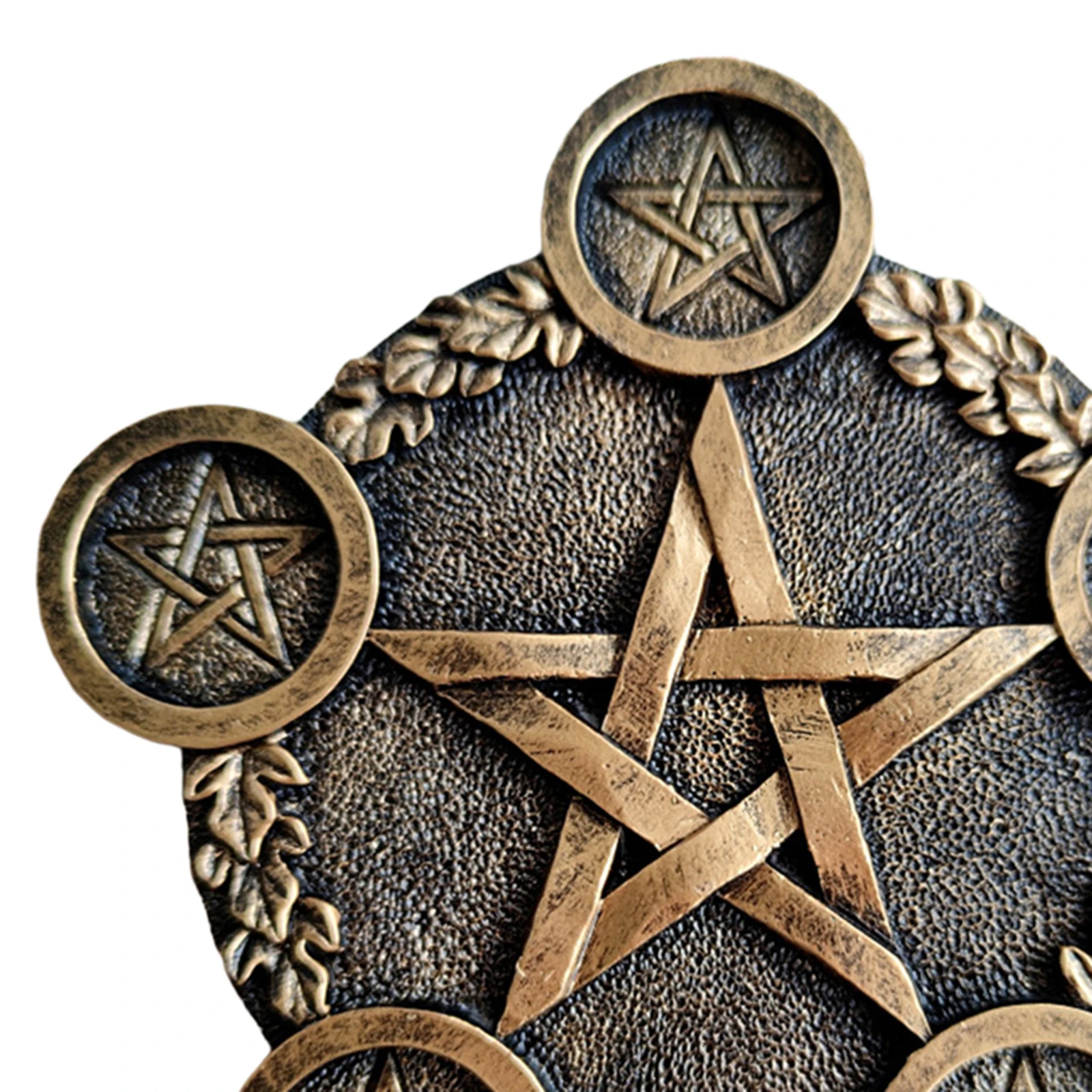 Pentagram Candle Holder Altar Plate Astrology Divination Candle Stand for Candles Ceremony Decoration Home Ornment Decor