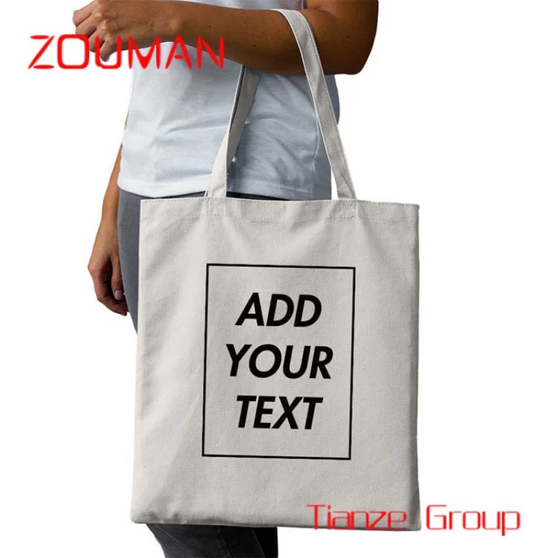 Custom , Custom high quality design travel shoulder reusable printed logo cotton custom canvas tote bag eco bag