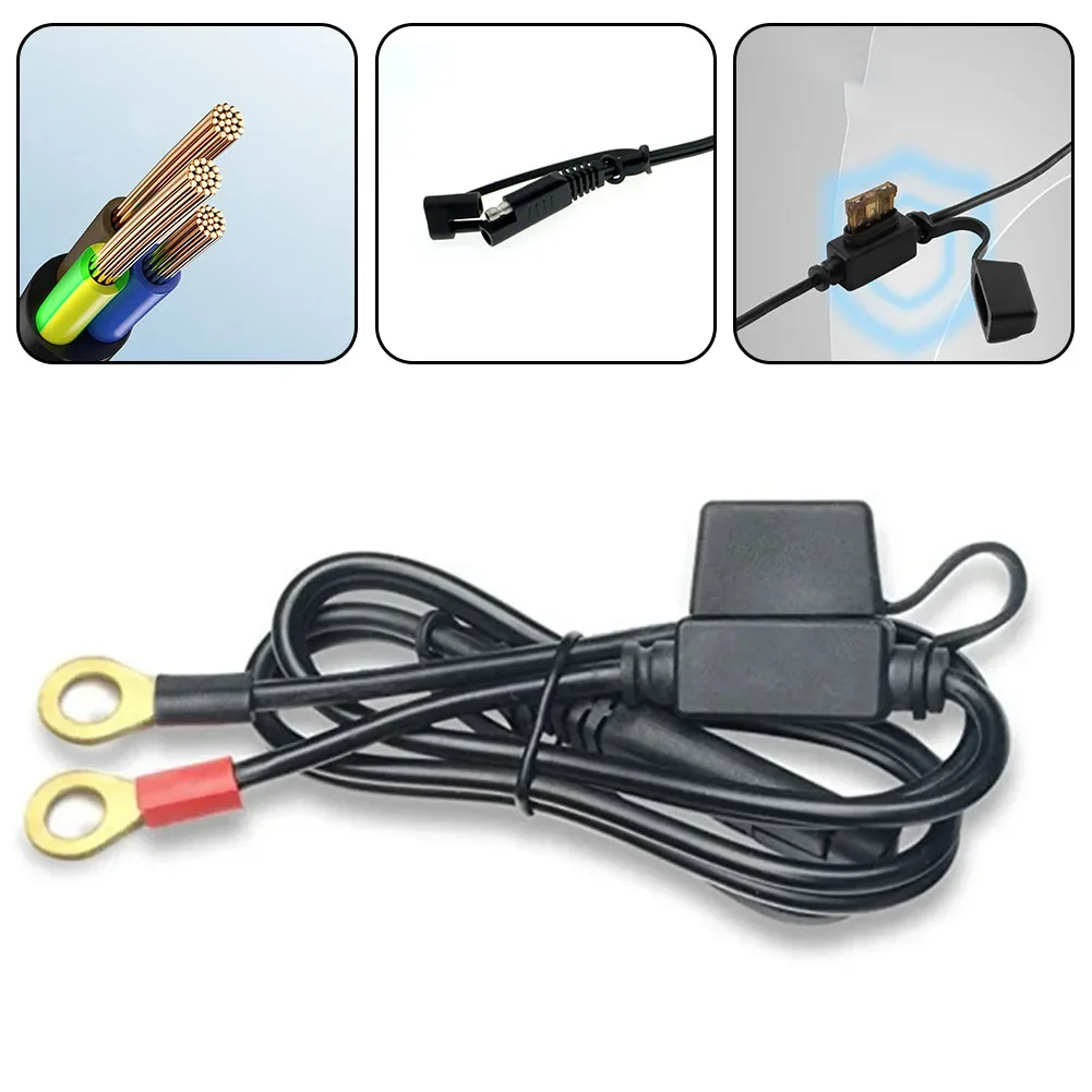 Convenient Battery Maintenance with Quick Connect Design Quick Connect Cable Battery Ring Terminal Harness 12V