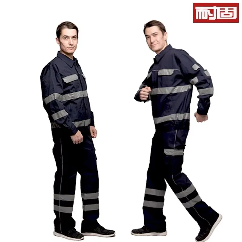 Durable Work Clothes Men's Jacket Set Cotton