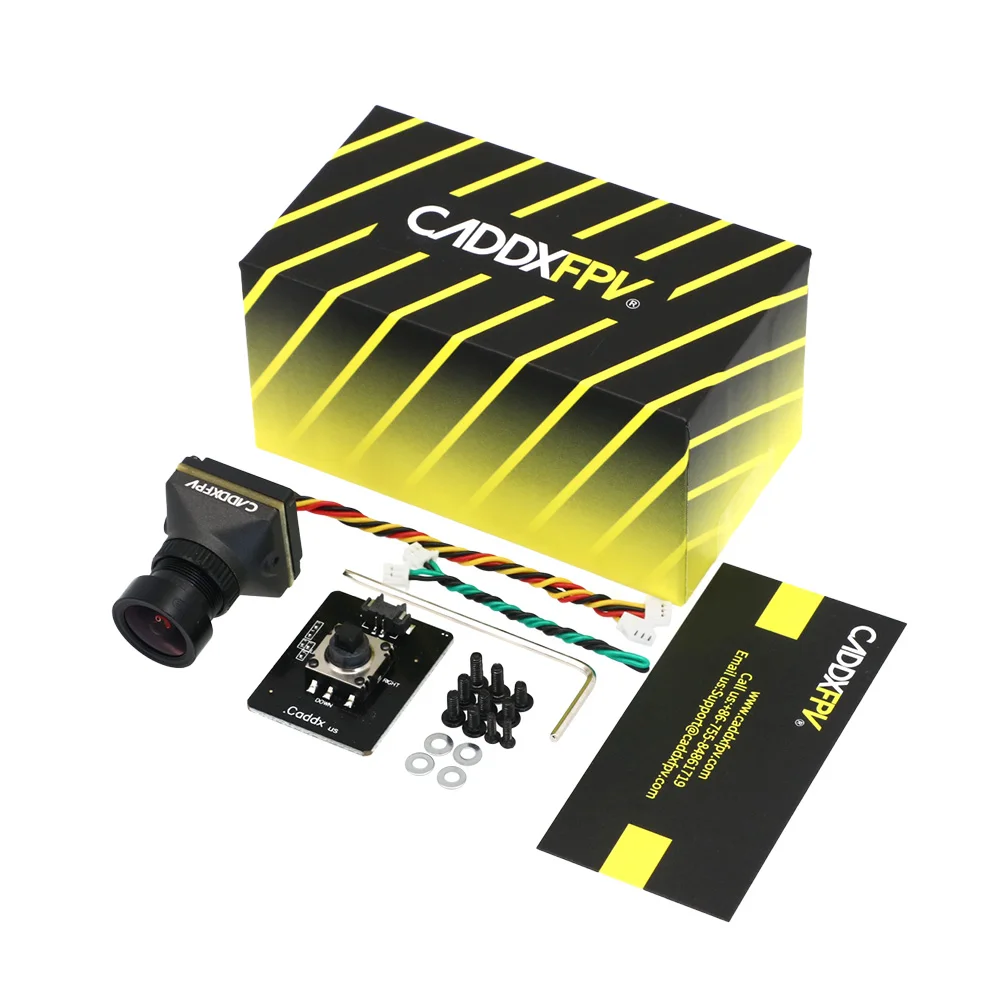 

CADDX Ratel Pro FPV Camera Blacklight Analog Camera 1500tvl 16:9/4:3 NTSC/PAL FOV125° Night Camera For RC Freestyle Racing Drone
