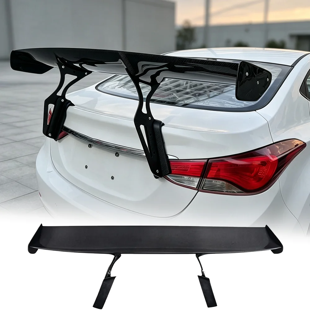 for modern Elantra MD Avante MD 2011-2016 genuine carbon fiber rear spoiler luggage compartment rear wing coupe modification 2