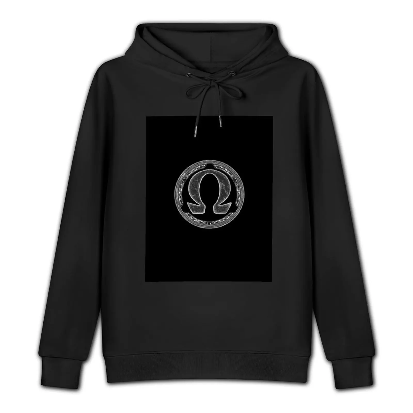 Omega symbol shield Pullover Hoodie autumn new products graphic hoodies