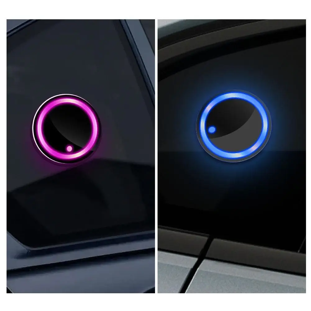 

Новый умный датчик управления автомобилем DIY светильник на лобовое стекло круглой формы 7-цветный автомобильный светодиодный атмосферный автомобильный светильник аксессуары свет RGB W N4O7