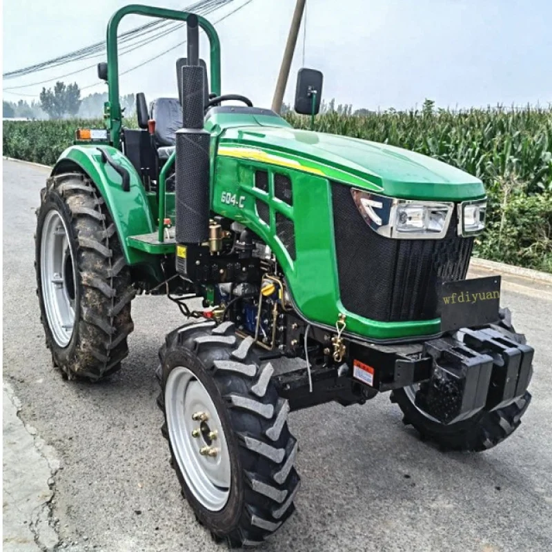 

Cheap：farm tractors for agriculture 4 wheel 80hp A/C Cabin diyuan tractor