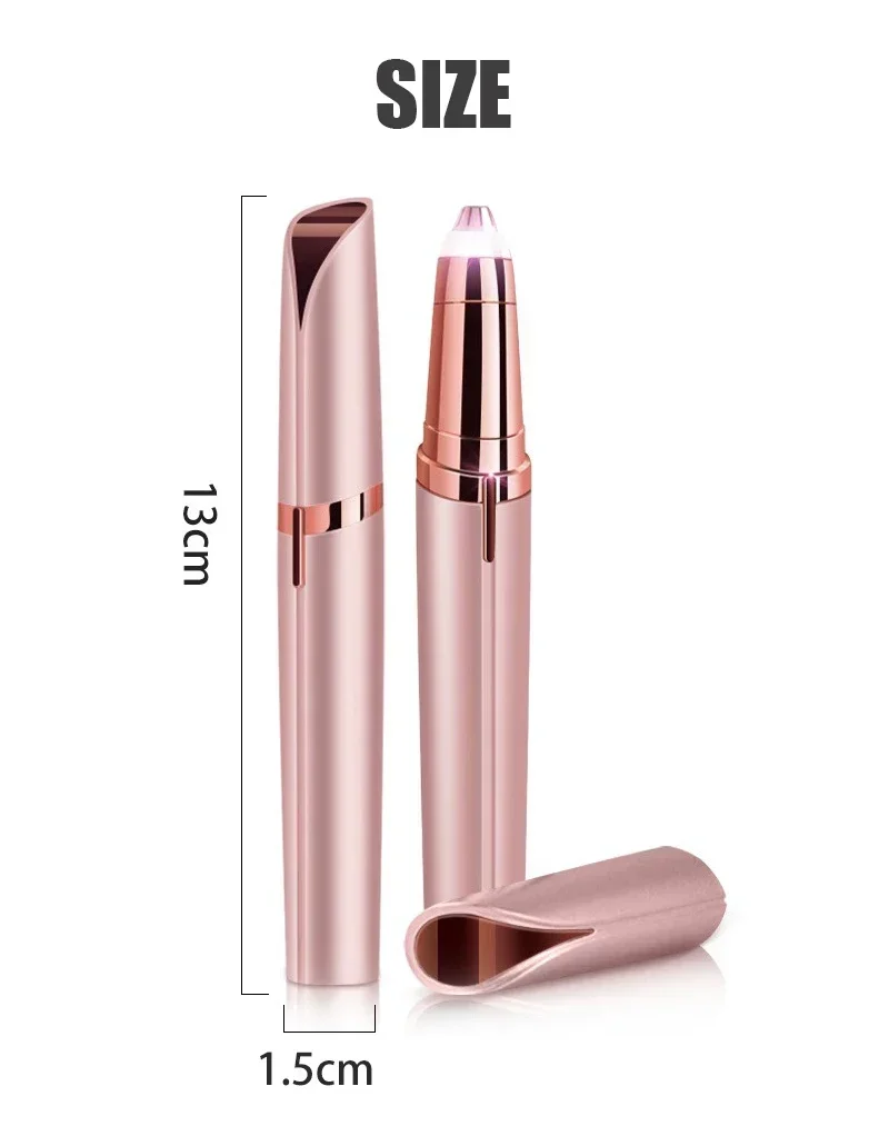 1pc elektrische augenbraue trimmer Augenbraue trimmer Gesichts haar entferner Weibliche make-up schmerzlos automatische augenbraue trimmer werkzeug