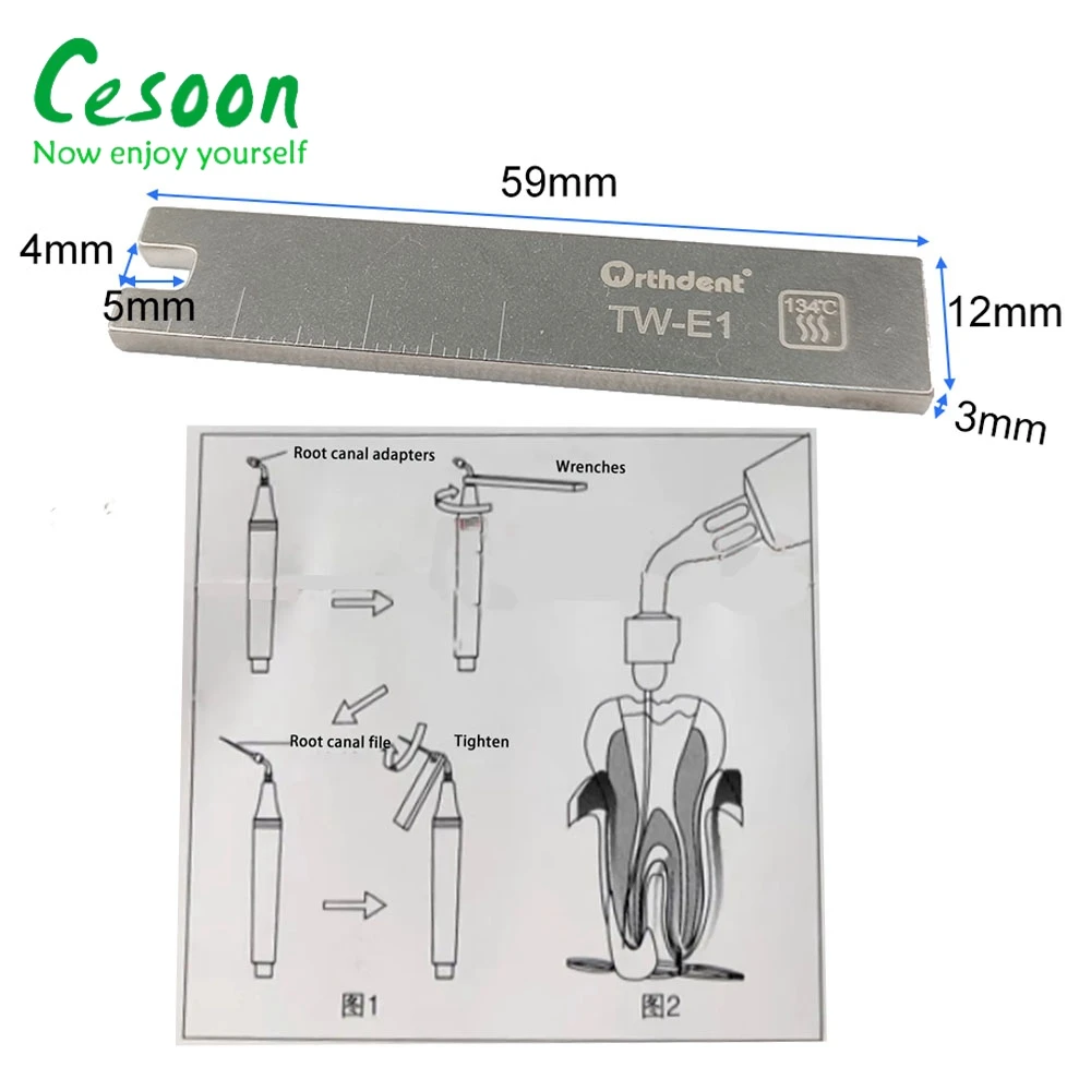 1 PC ทันตกรรม Scaler เคล็ดลับประแจแรงบิดอัลตราโซนิก Endo คู่เปิด Multimuse Key สําหรับ EMS นกหัวขวาน Dte Satelec TIP