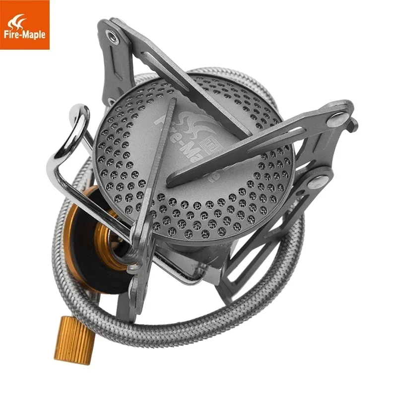 Fire Maple Titanium Gas Stove Outdoor Camping Travel Picnic Cooking Burners Portable Fold Furnace Lightweight Split Blade 2