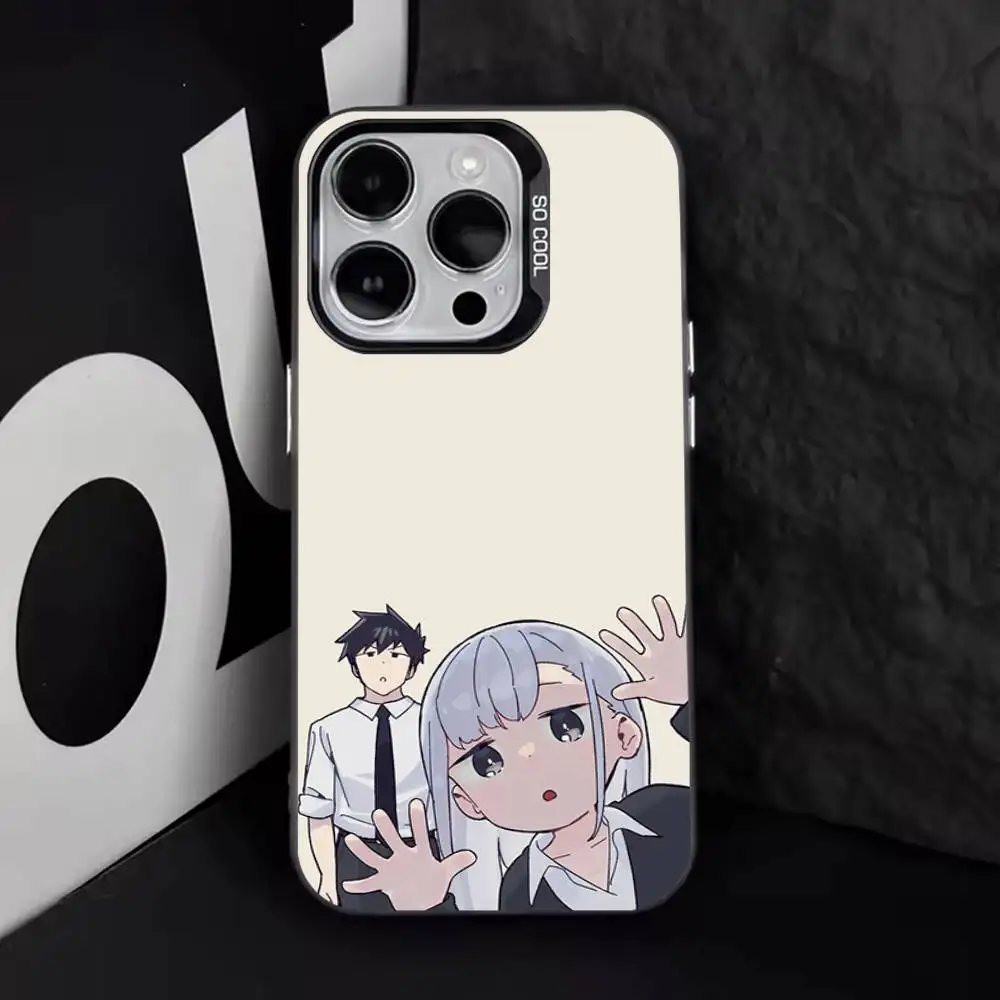 Aharen-san wa H-Hakarenai حافظة هاتف آيفون 17,16,15,14,13,12,11,Pro,XS,Max,Plus,Mini,SE4,E غطاء أسود غير لامع مقاوم للصدمات #3