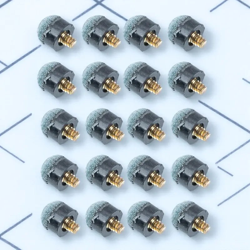 

20Pcs Billiard Cue Accessories Pool Cue Tips Screw on Replacement Tips Portable for Pool Game Control Billiard Necessity