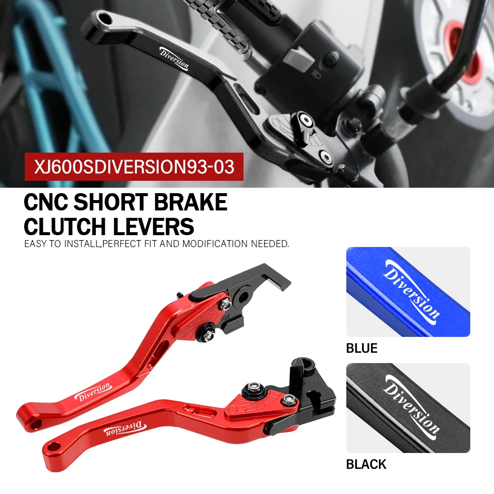 

For YAMAHA XJ600 XJ900 S 1995 1996 1997 1998 1999 2000 2001 2002 2003 Motorcycle CNC Adjustable Brake Clutch Levers Handle