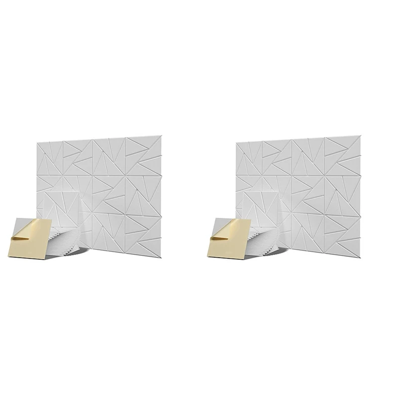 24 Pack Acoustic Panels With Self-Adhesive, 12X 12X 0.4Inch Sound Proof Foam Panels,Sound Panels High Density, White