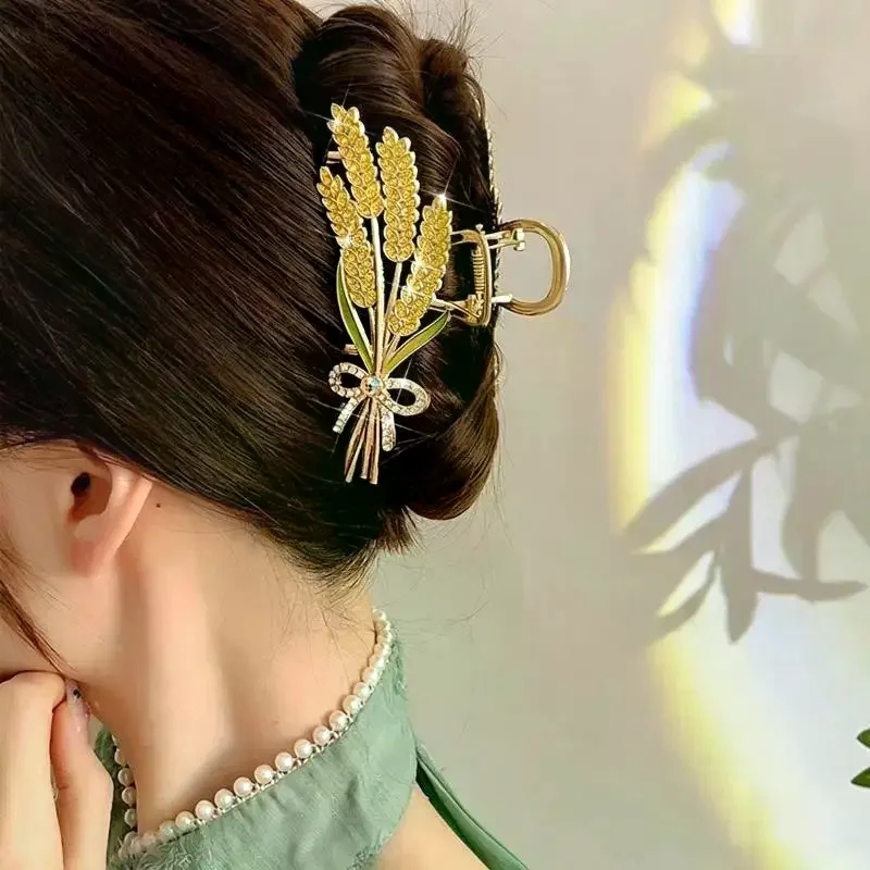 Jepit Rambut Desain Alloy Whea - Women Formal Wear Designers ulasan dan harga
