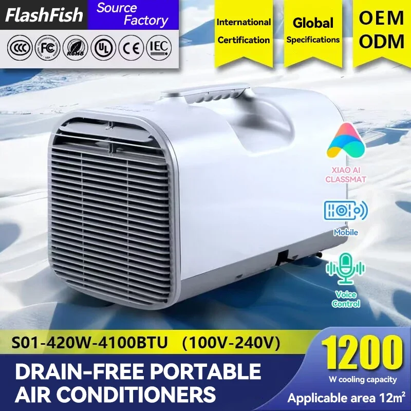 Manufacturers Small Mobile Inverter  Airconditioner Mini Cooling Fan AC Unit Portable Air Conditioner for Cars Home