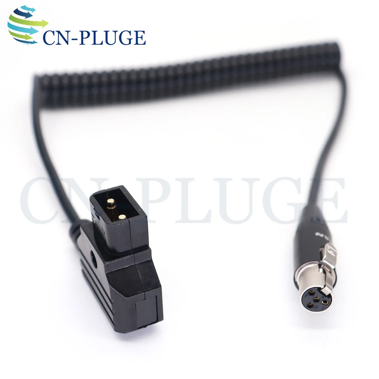 Battery Dtap to Mini XLR 4Pin Female TA4F TVlogic 055/056/058 Monitor Power Cable