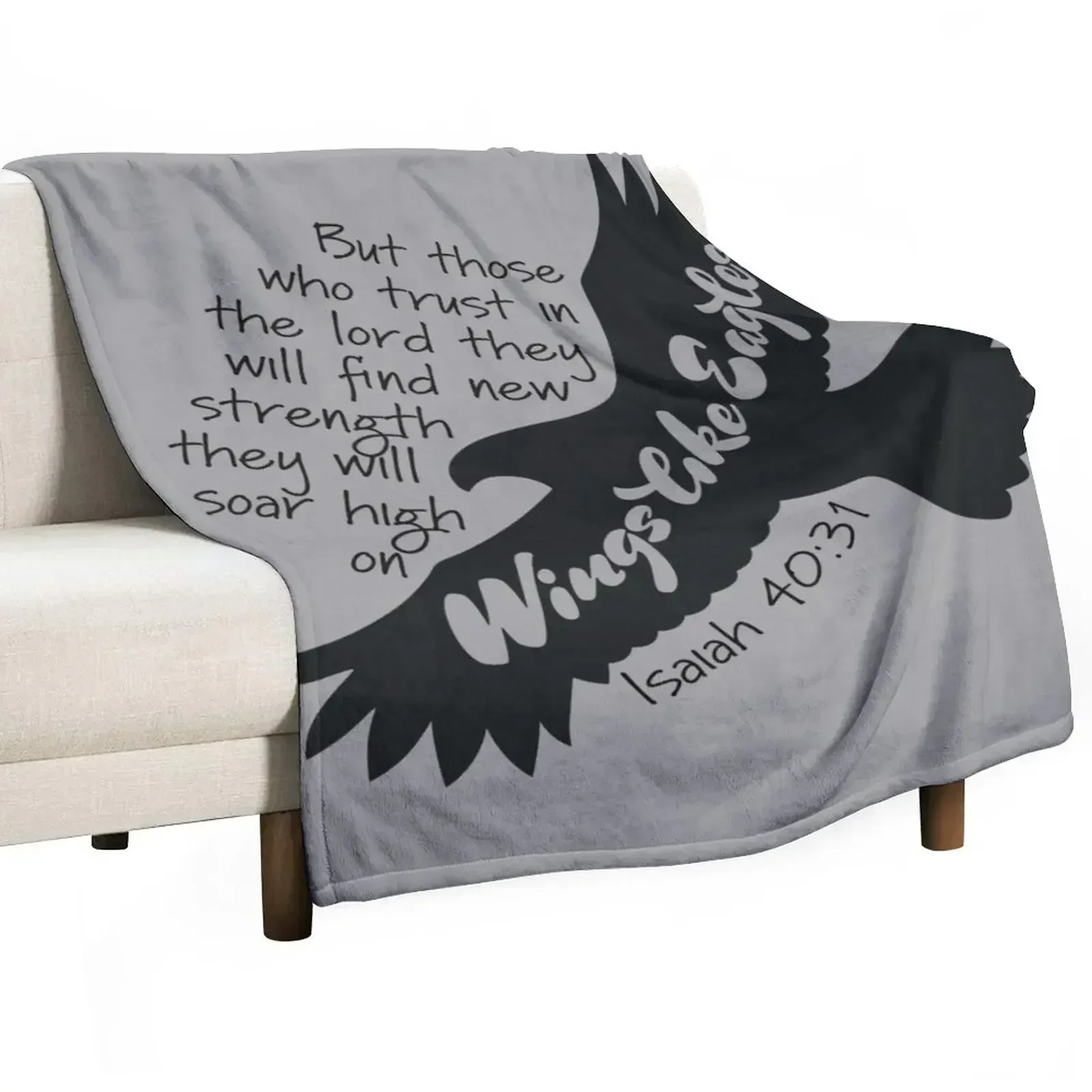 Isaiah 40:31 Throw Blanket Beach Luxury Designer Bed Fashionable Sofas Bed Luxury Throw Blankets